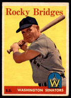 1958 Topps #274 Rocky Bridges EX++ ID: 63960