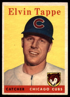 1958 Topps #184 Elvin Tappe UER EX++ ID: 63451