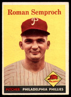 1958 Topps #474 Ray Semproch EX RC Rookie ID: 65052