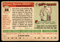 1955 Topps #26 Dick Groat VG ID: 56395