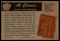 1955 Bowman #122 Al Corwin VG/EX 