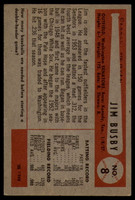 1954 Bowman #8 Jim Busby VG/EX ID: 55941