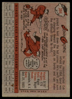1958 Topps #384 John Goryl EX RC Rookie ID: 64392