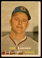 1957 Topps #371 Bob Lennon EX ID: 62093
