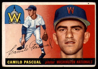 1955 Topps #84 Camilo Pascual VG/EX RC Rookie ID: 56741