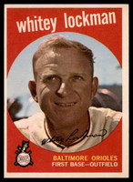 1959 Topps #411 Whitey Lockman UER NM+