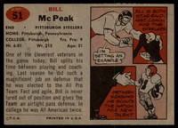 1957 Topps #51 Bill McPeak NM ID: 81343