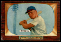1955 Bowman #136 Rocky Bridges VG/EX