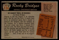 1955 Bowman #136 Rocky Bridges VG/EX