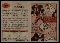 1957 Topps #27 Fran Rogel NM+ 