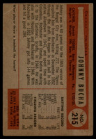 1954 Bowman #215 Johnny Bucha VG