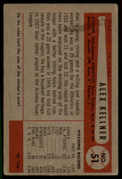 1954 Bowman #51 Alex Kellner VG/EX ID: 56031