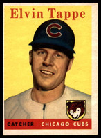 1958 Topps #184 Elvin Tappe UER EX ID: 63458