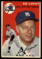 1954 Topps #5 Ed Lopat VG ID: 55267