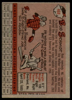 1958 Topps #468 Bob Schmidt EX RC Rookie ID: 65002