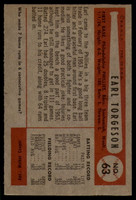 1954 Bowman #63 Earl Torgeson VG/EX ID: 56055