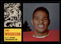 1962 Topps #161 Abe Woodson EX/NM ID: 75282