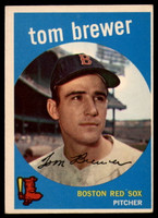 1959 Topps #55 Tom Brewer EX ID: 65794