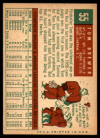 1959 Topps #55 Tom Brewer EX ID: 65794