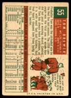 1959 Topps #55 Tom Brewer EX ID: 65795