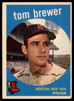1959 Topps #55 Tom Brewer EX ID: 65797