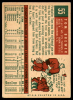 1959 Topps #55 Tom Brewer EX ID: 65797