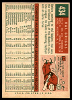 1959 Topps #434 Hal Griggs EX/NM ID: 69394