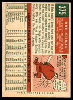 1959 Topps #375 Bob Nieman EX/NM ID: 68636