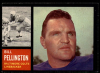 1962 Topps #9 Bill Pellington EX/NM  ID: 91981