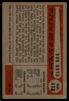 1954 Bowman #118 Bob Boyd UER VG ID: 56147