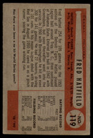 1954 Bowman #119 Fred Hatfield VG ID: 56149