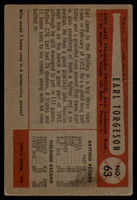 1954 Bowman #63 Earl Torgeson G/VG