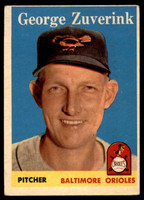 1958 Topps #6 George Zuverink VG ID: 62561