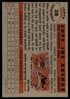 1956 Topps #38 Joe Arenas VG/EX ID: 72045