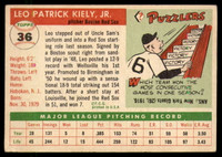 1955 Topps #36 Leo Kiely UER VG ID: 56449