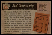 1955 Bowman #120 Ed Burtschy VG RC Rookie ID: 57474