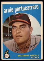 1959 Topps #98 Arnie Portocarrero EX ID: 66192