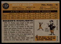 1960 Topps #157 Rocky Nelson EX/NM  ID: 87444