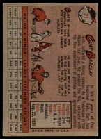 1958 Topps #21 Curt Barclay VG ID: 62616