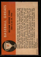 1961 Fleer #22 Billy Evans UMP NM+ ID: 50857