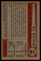 1954 Bowman #25 Wes Westrum VG ID: 55977