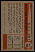 1954 Bowman #48 Jack Dittmer VG ID: 56024