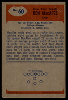 1955 Bowman #60 Ken MacAfee EX++ RC Rookie ID: 70655