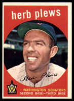 1959 Topps #373 Herb Plews EX++ ID: 68619