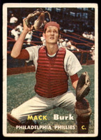 1957 Topps #91 Mack Burk VG RC Rookie ID: 60172