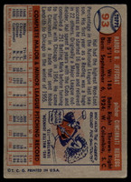 1957 Topps #93 Hal Jeffcoat VG Very Good  ID: 94477