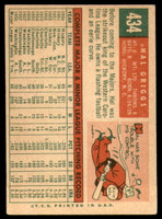 1959 Topps #434 Hal Griggs EX++ ID: 69390