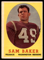 1958 Topps #34 Sam Baker EX++ Excellent++  ID: 95260