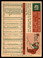 1959 Topps #421 Herm Wehmeier EX++ ID: 69150