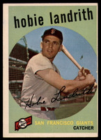 1959 Topps #422 Hobie Landrith EX++ ID: 69155